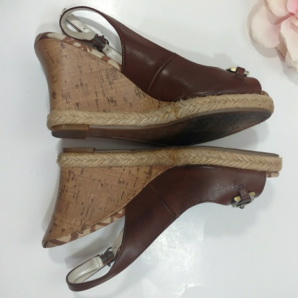 Etienne Aigner Olexa Peep Toe Wedges - Picture 4 of 8